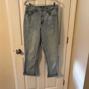 Frye Light Wash Boyfriend Jeans